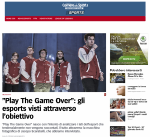 CORRIERE DELLO SPORT - Play The Game Over